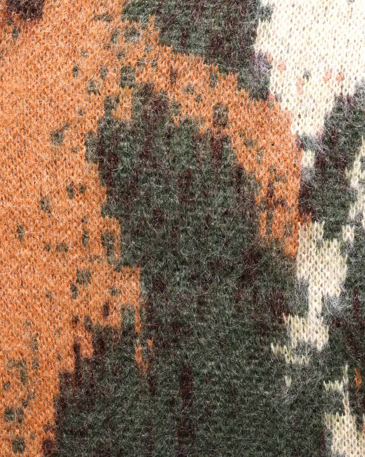 Camouflage Mohair Cardigan