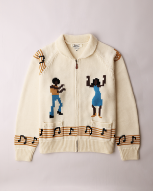 3GG Dancing Cowichan Sweater