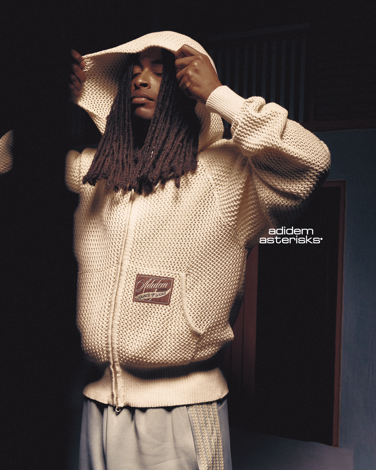 Crochet Knit Hoodie – Adidem Asterisks* Crochet Knit Hoodie – Adidem Asterisks*