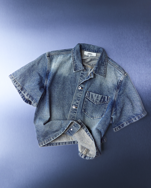 Frayed Denim Shirt