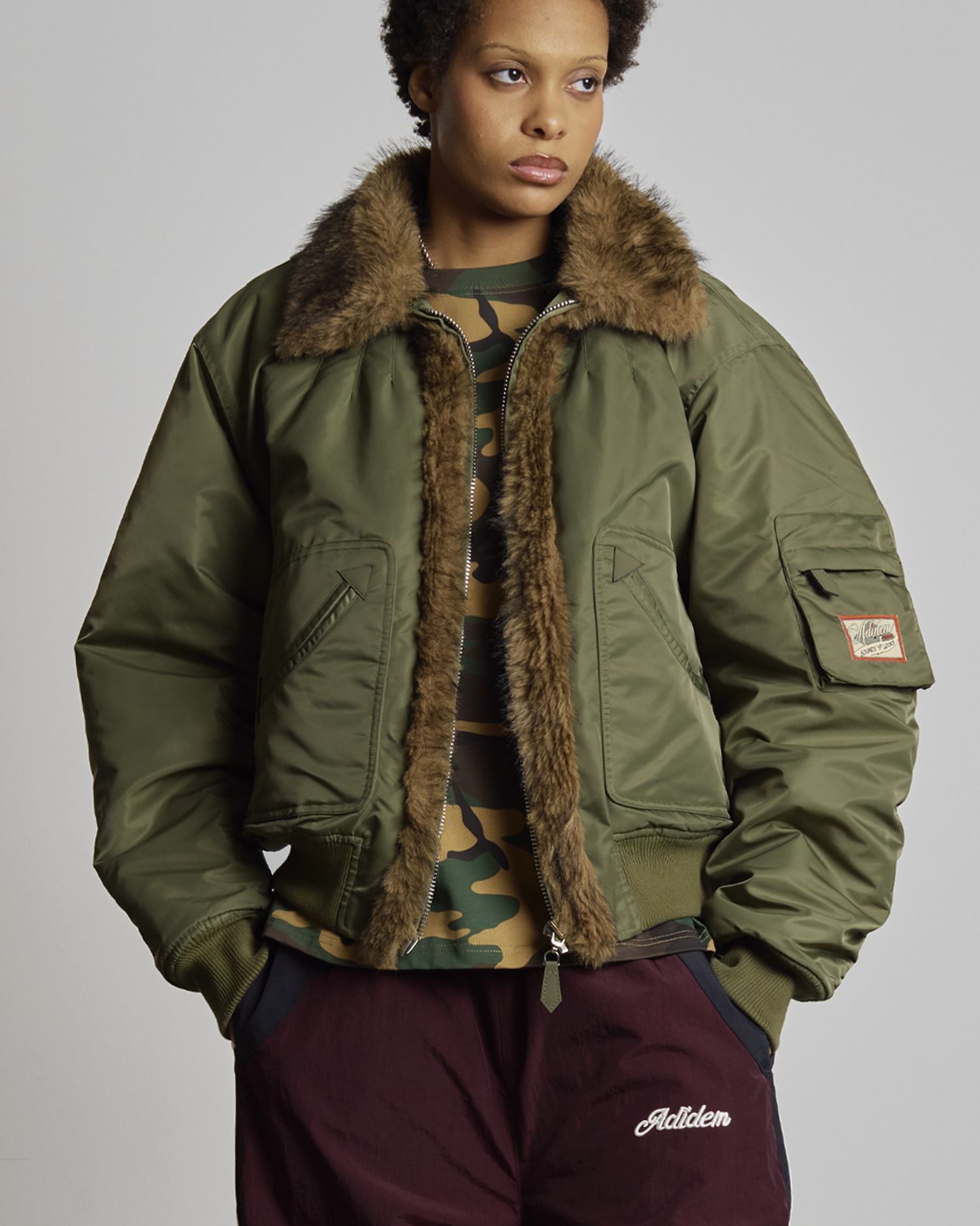 Fur Bomber Jacket – Adidem Asterisks* Fur Bomber Jacket – Adidem Asterisks*