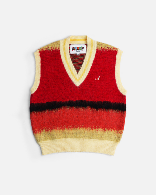 M.R Printed Mohair Vest