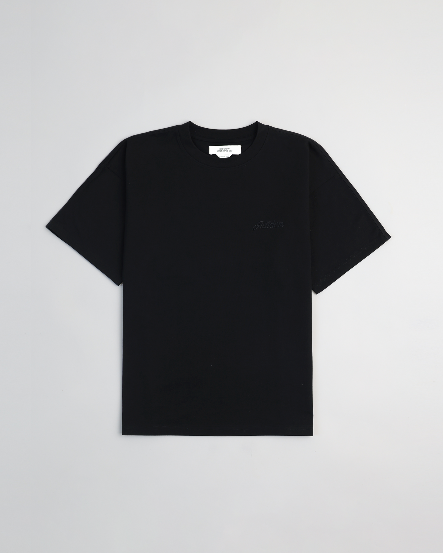 Cursive Script Shirt - Black