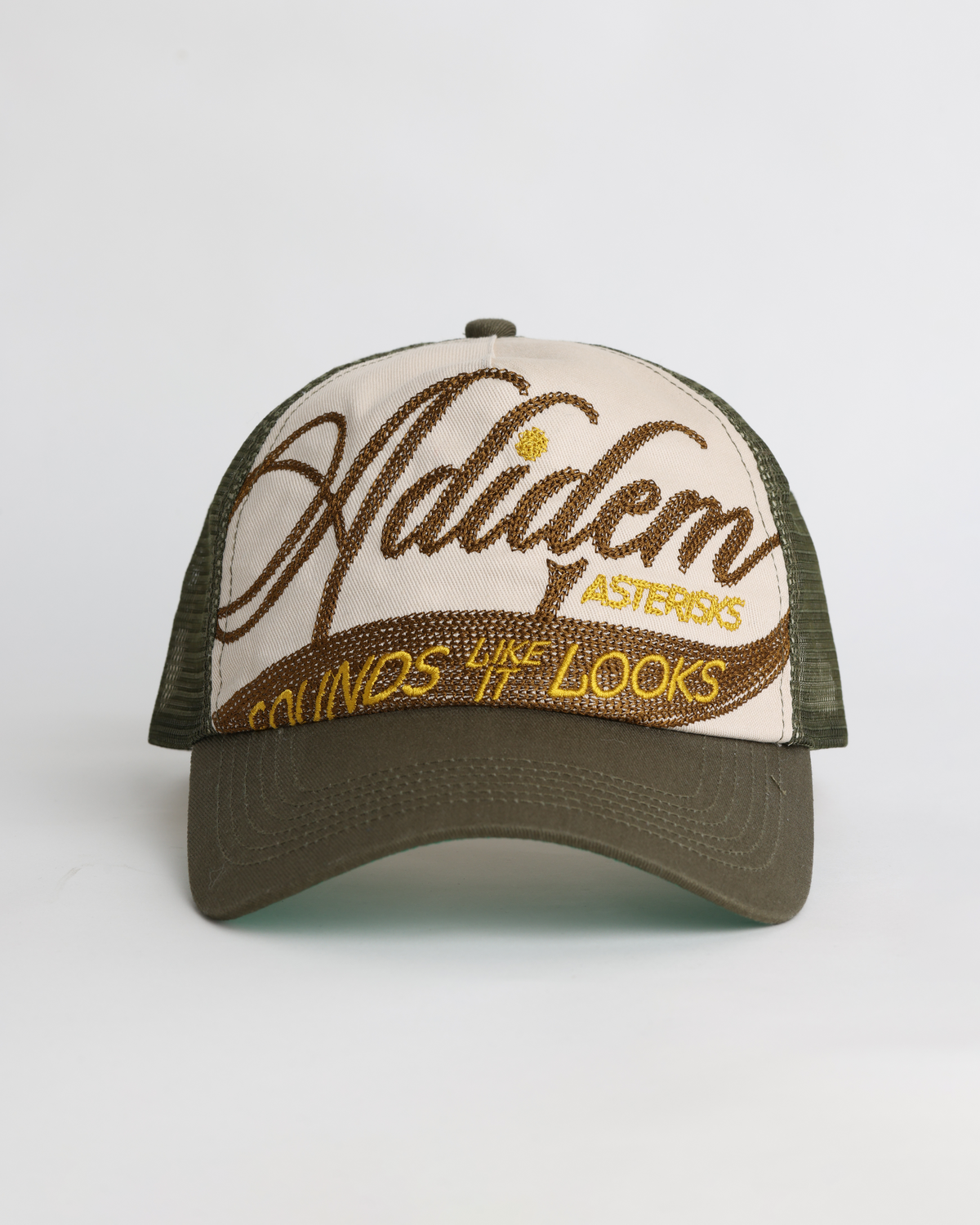 Cursive Trucker - Khaki